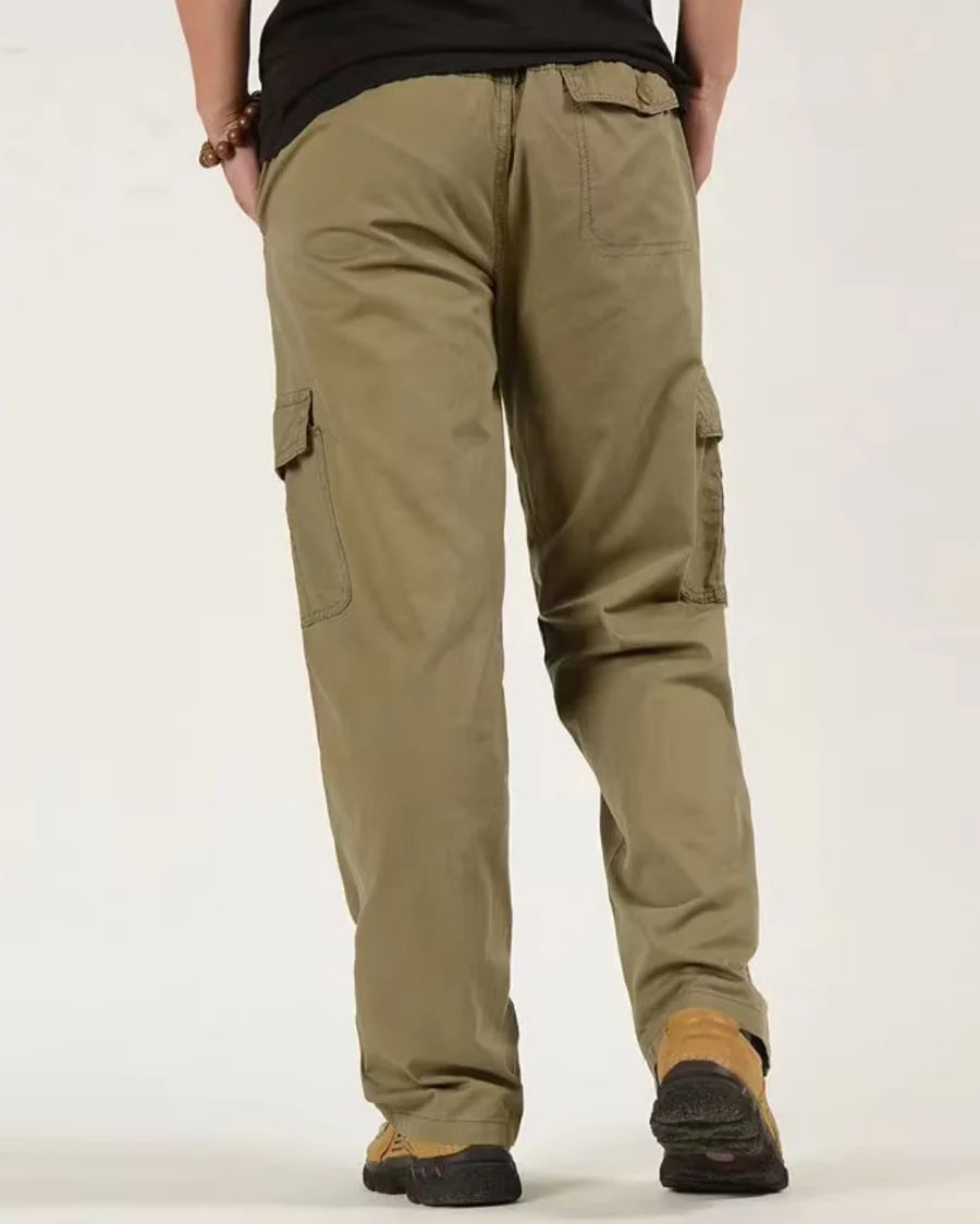 Adrie - premium fleece comfort cargobroek voor heren