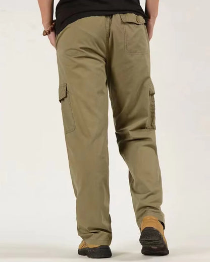 Adrie - premium fleece comfort cargobroek voor heren