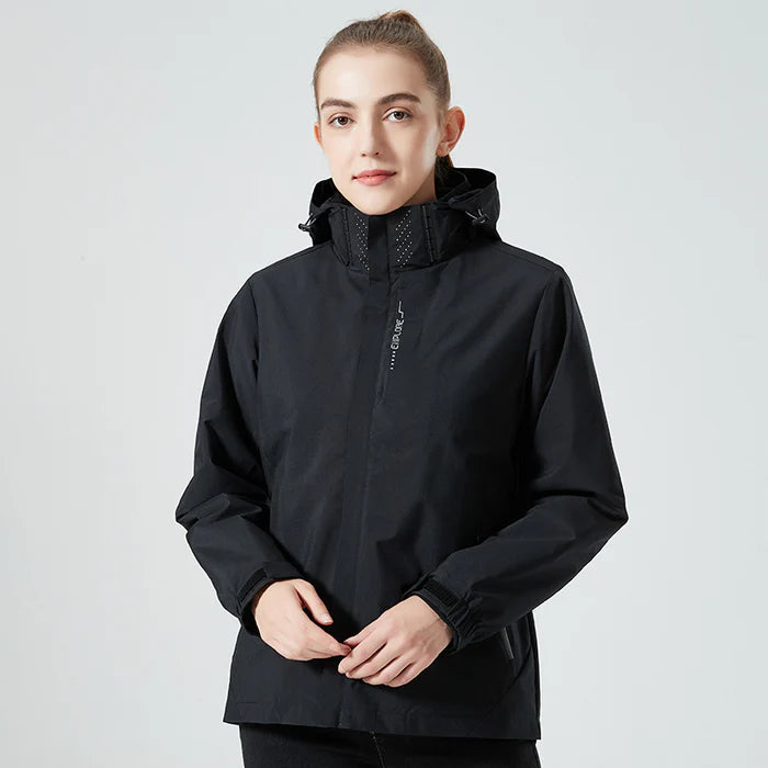 Hettie - unisex afneembaar winddicht jack