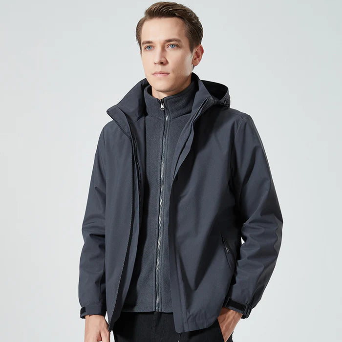 Hettie - unisex afneembaar winddicht jack