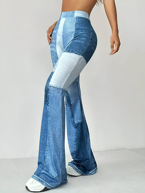 Dieetlinde | uitlopende broek met print