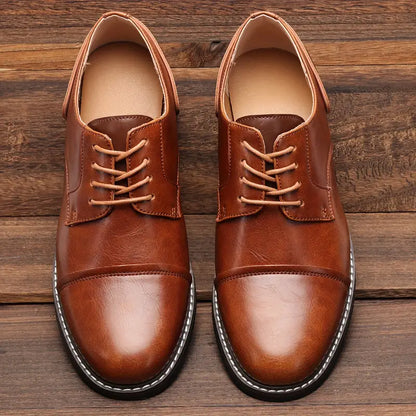 Harrison - stevige vintage derbyschoenen voor heren