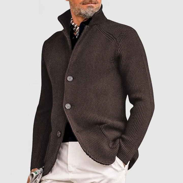 Kendu | herenjas met elegante revers en gebreide zak