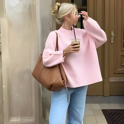 Azuma - trui met lange mouwen en ronde halslijn