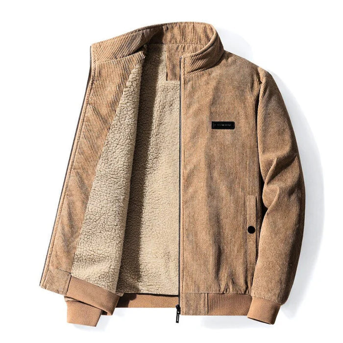 Harald - corduroy jack heren sherpa gevoerd