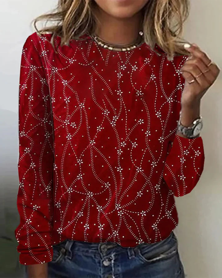 Jara - damestop met lange mouwen