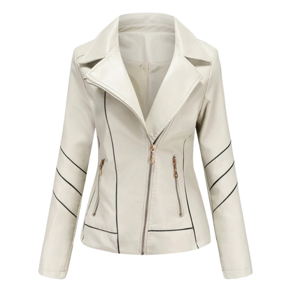 Hannie - elegant leren jack voor een verfijnde look