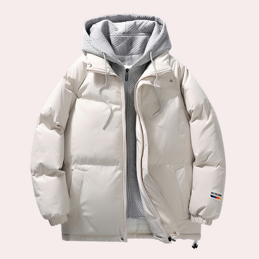 Olman - modieuze herenjas met capuchon