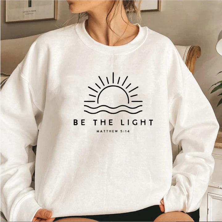 Mari - stijlvolle trui be the light