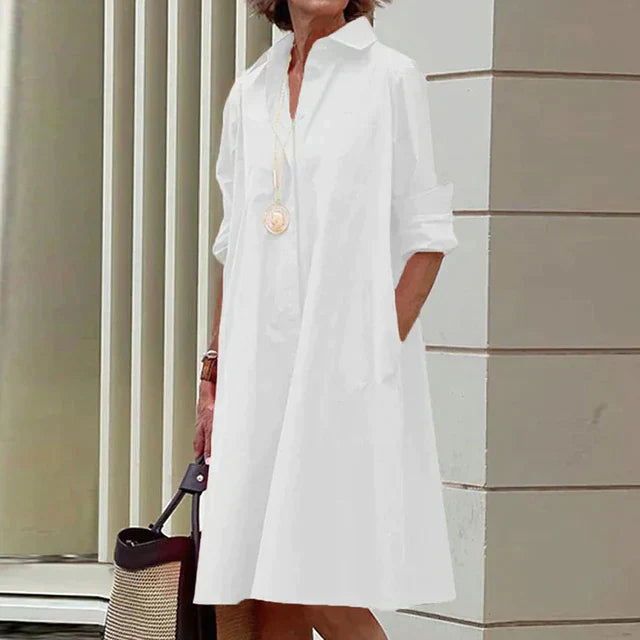 Allison - vintage jurk met lange mouwen