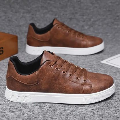 Comfortabele heren veterschoenen met comfortabele zool