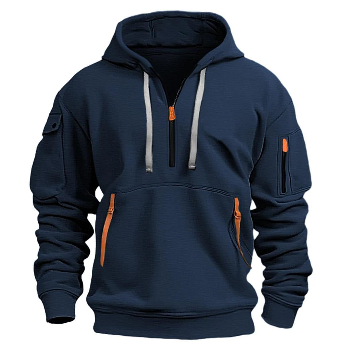 Multifunctionele zip-up hoodie voor mannen