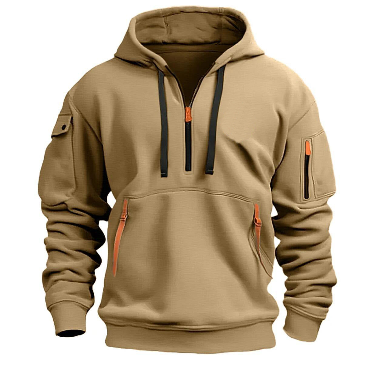 Multifunctionele zip-up hoodie voor mannen