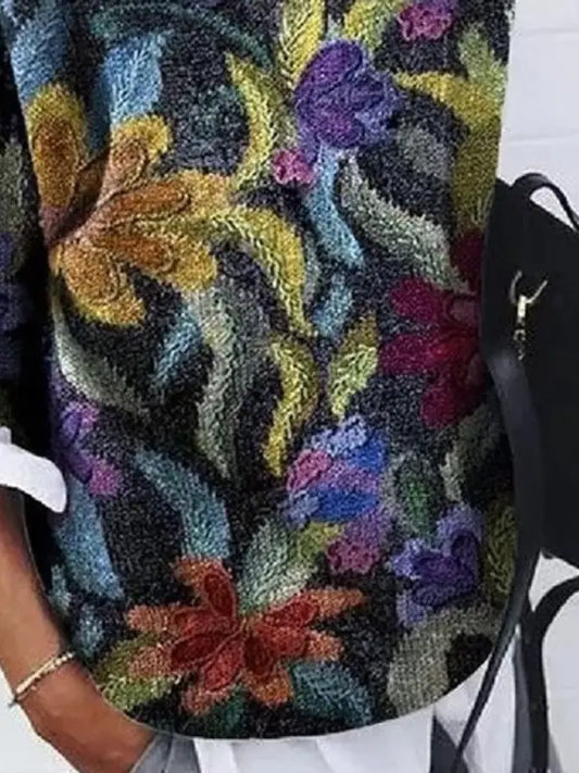 Modieuze bloementrui