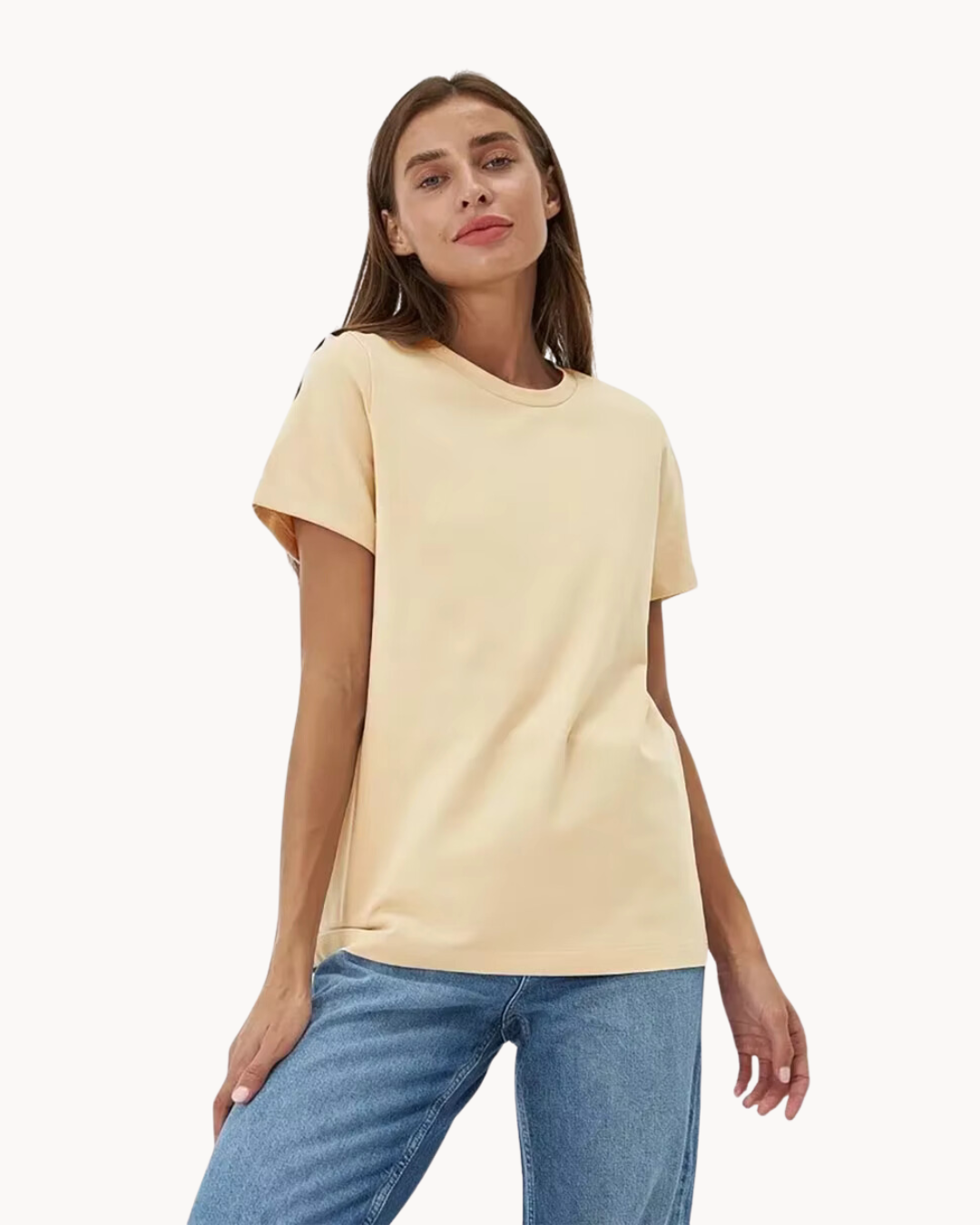 Collet - luxe zachte stretch - dames - t-shirt
