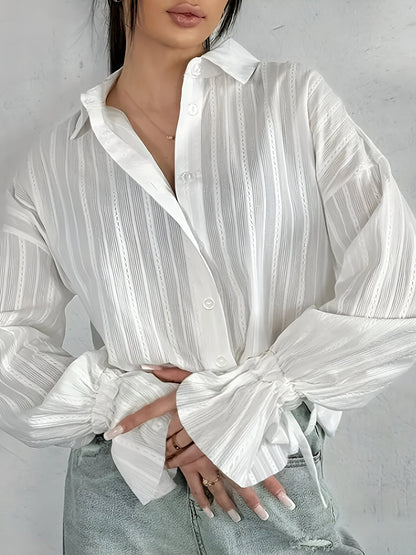 Oriholt | elegant overshirt met bedrukte kraag