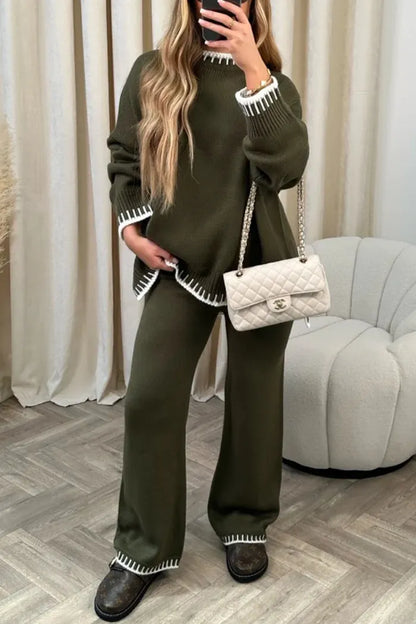 Warme wintertruiset met lange mouwen en bijzondere details