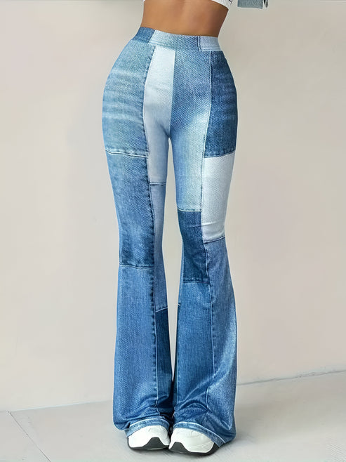 Dieetlinde | uitlopende broek met print