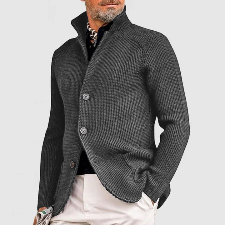 Kendu | herenjas met elegante revers en gebreide zak