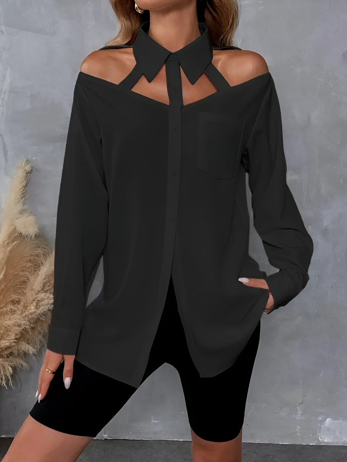 Nayra | stijlvol overhemd met knoopsluiting