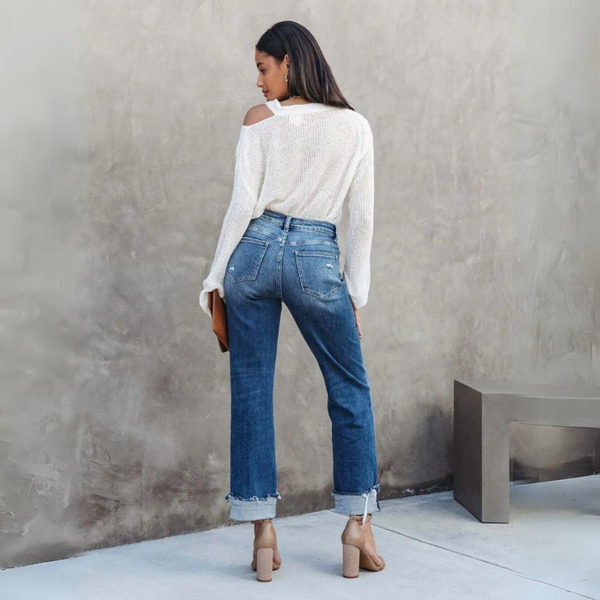 Genevieve - stretch casual broek voor dames