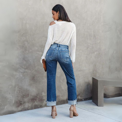 Genevieve - stretch casual broek voor dames