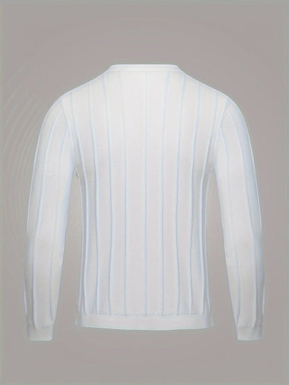 Josh - gebreide slim-fit herentrui