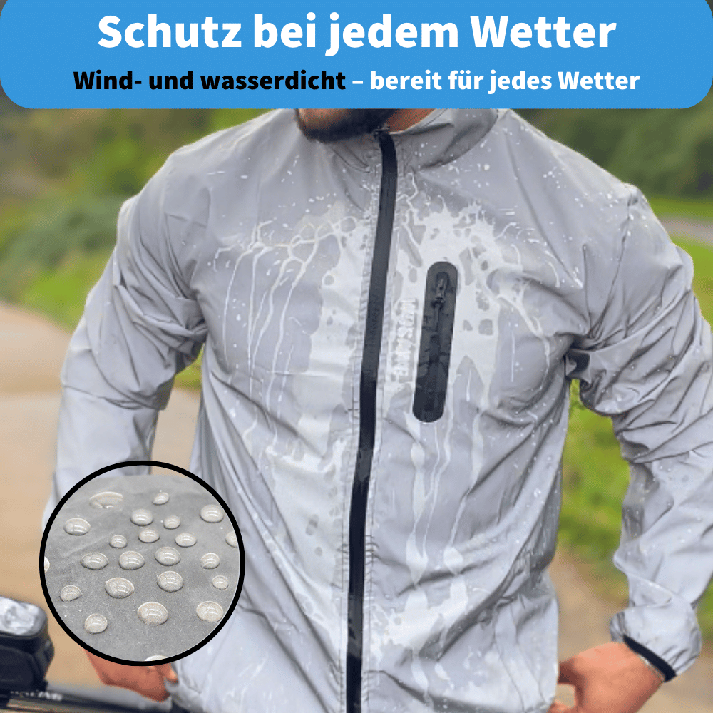 Haris - reflecterend & weerbestendig herenfietsjack