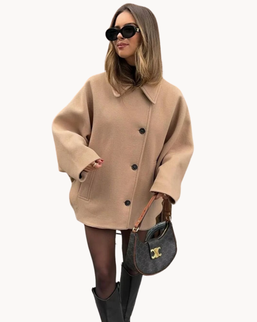 Ida - winddichte bescherming luxueuze warme jas voor vrouwen