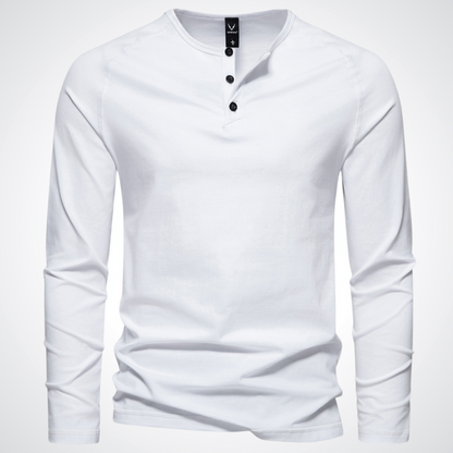 Gabriel | exclusief heren-t-shirt met knoopsluiting