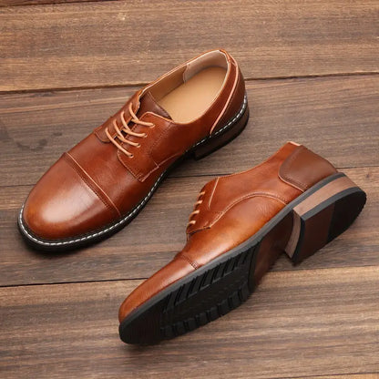Harrison - stevige vintage derbyschoenen voor heren