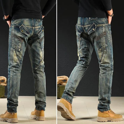 Johannes - klassieke gepatchte denim jeans