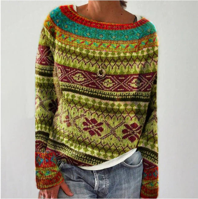 Aera - dames retro trui