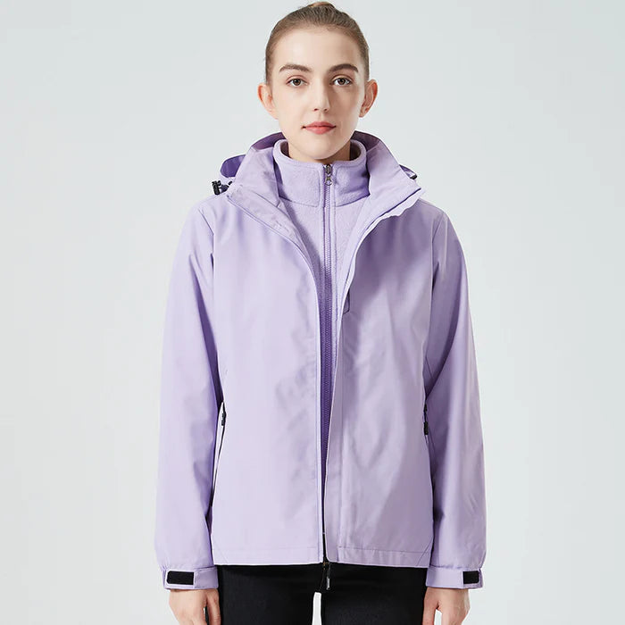Hettie - unisex afneembaar winddicht jack