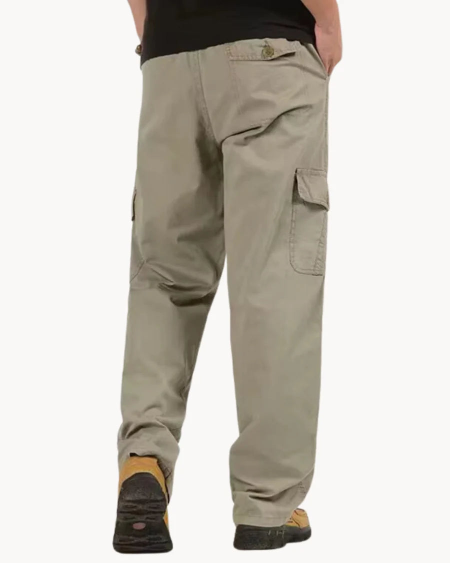 Adrie - premium fleece comfort cargobroek voor heren