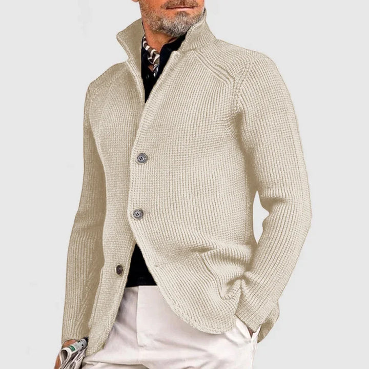Kendu | herenjas met elegante revers en gebreide zak