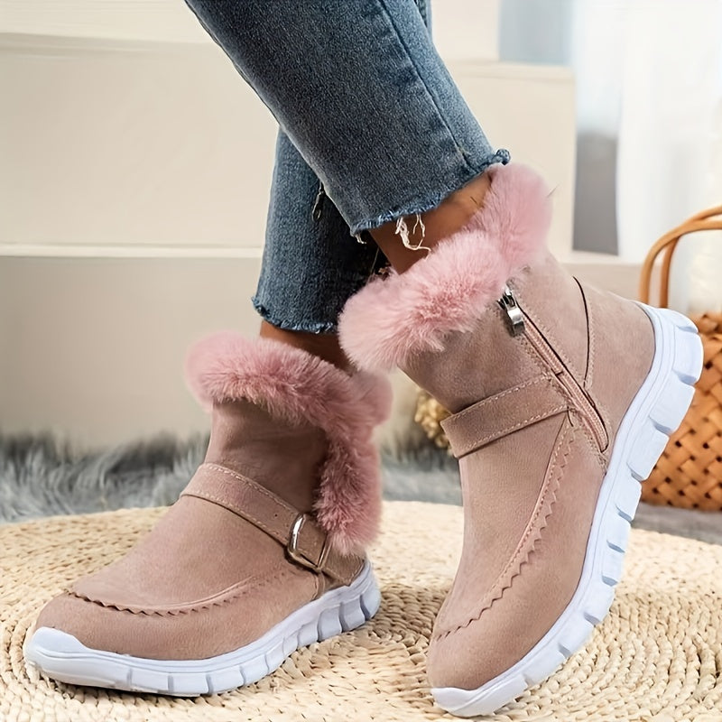 Bequeme Stiefelette mit kuscheligem Futter Für Frauen Mivona