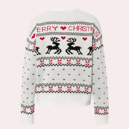 Feona - Elegante dames kersttrui met stijl