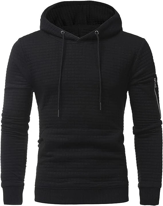 Trui met capuchon voor koude winterdagen en behaaglijk comfort voor mannen