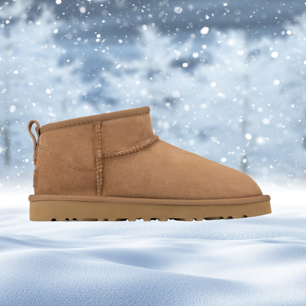 Alva - korte winterenkellaarzen van mat echt leer