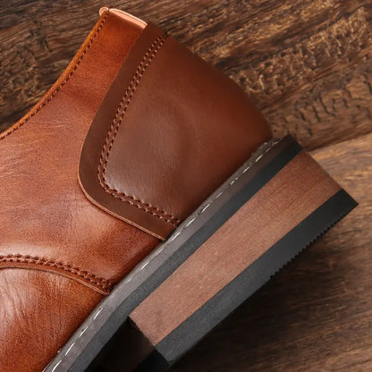 Harrison - stevige vintage derbyschoenen voor heren