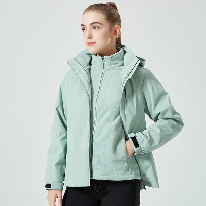 Hettie - unisex afneembaar winddicht jack