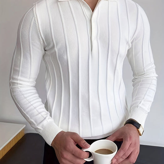 Josh - gebreide slim-fit herentrui