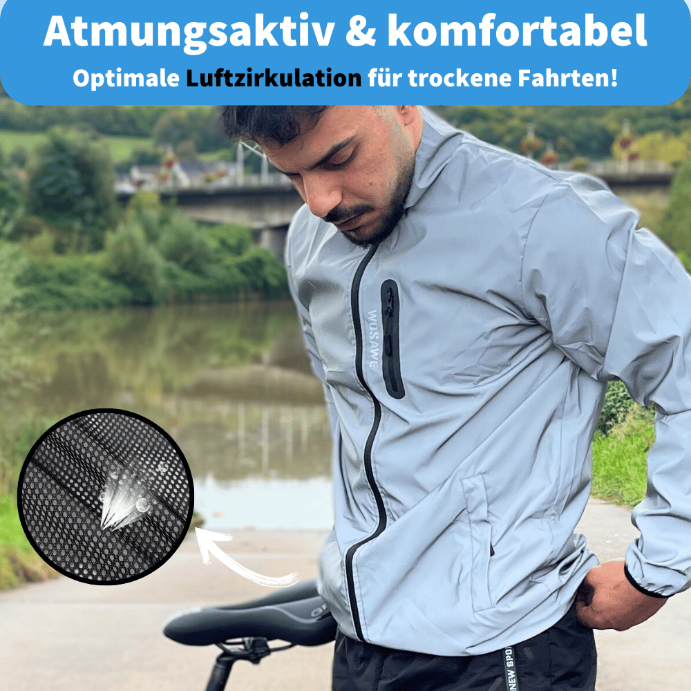 Haris - reflecterend & weerbestendig herenfietsjack