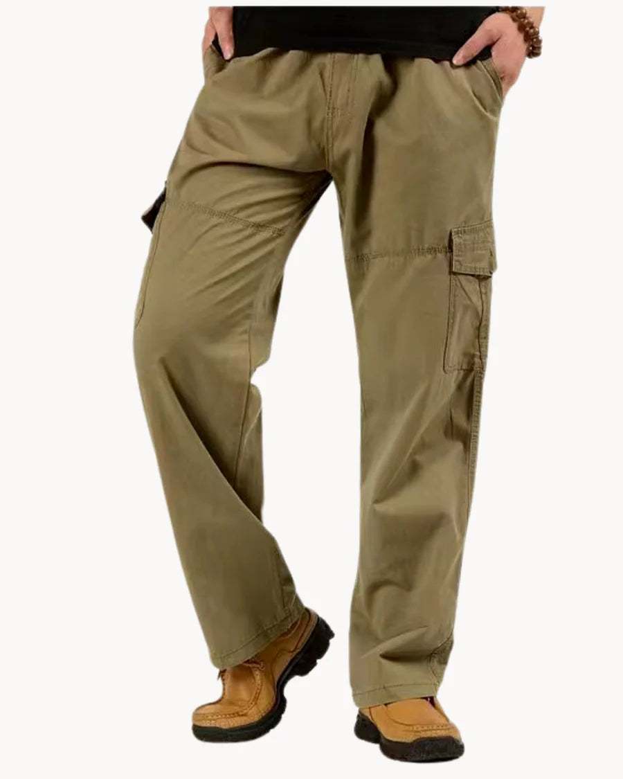 Adrie - premium fleece comfort cargobroek voor heren