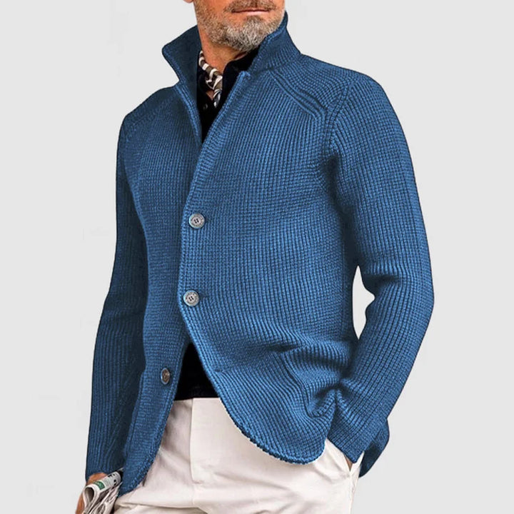 Kendu | herenjas met elegante revers en gebreide zak
