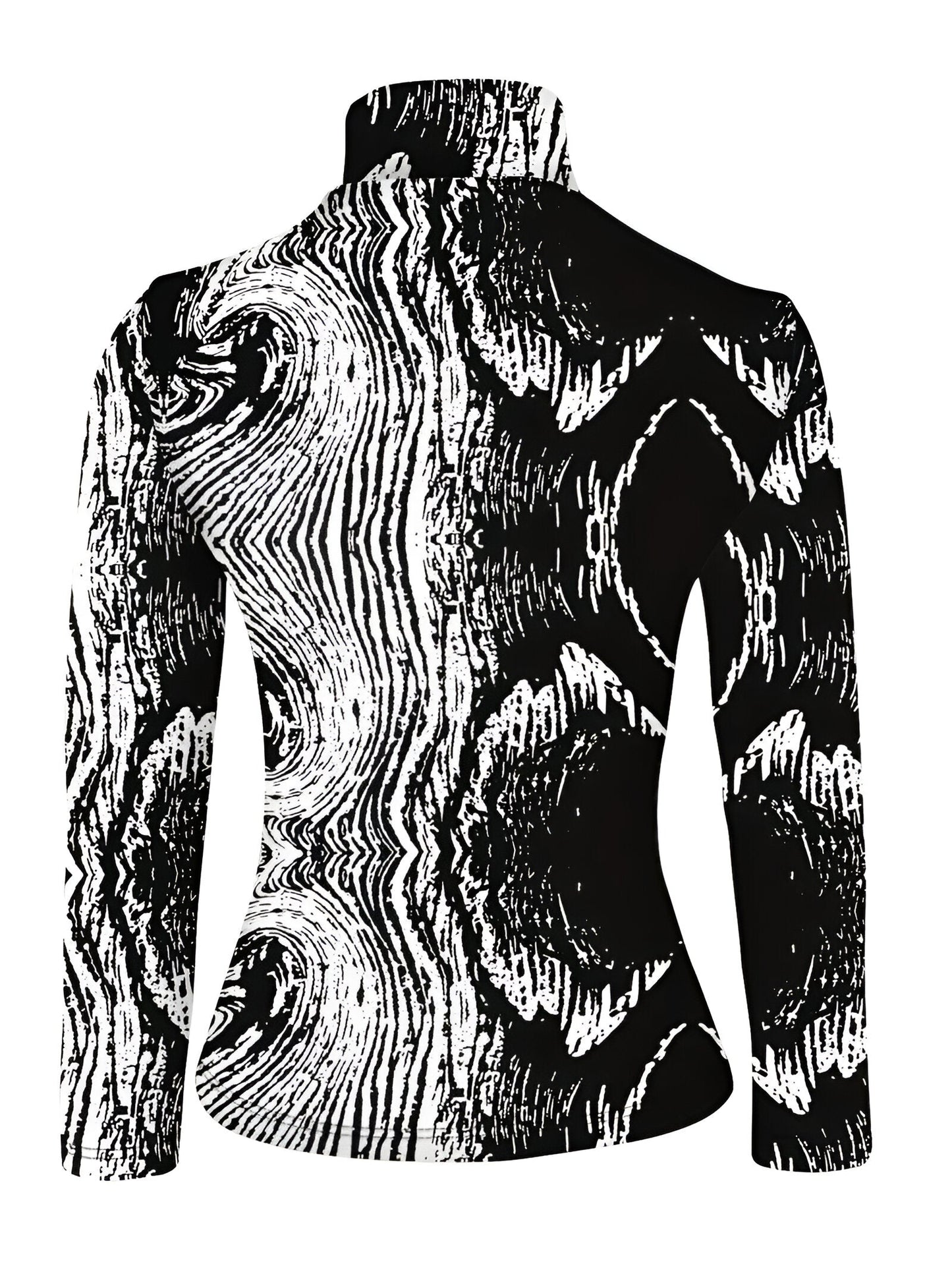 Ramón | chique gestreepte coltrui met lange mouwen