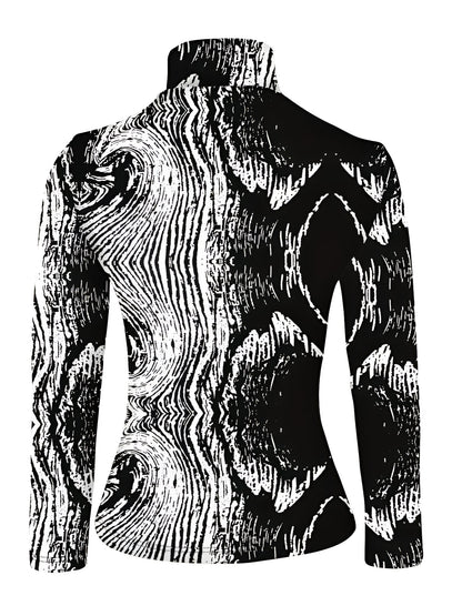 Ramón | chique gestreepte coltrui met lange mouwen