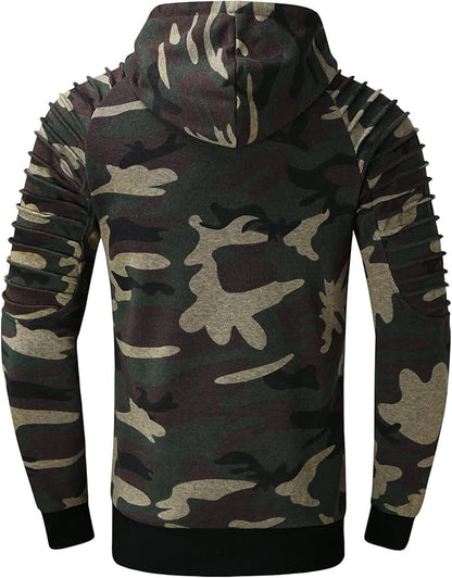 Pullover in een trendy camouflagekleur voor stijlvolle mannen