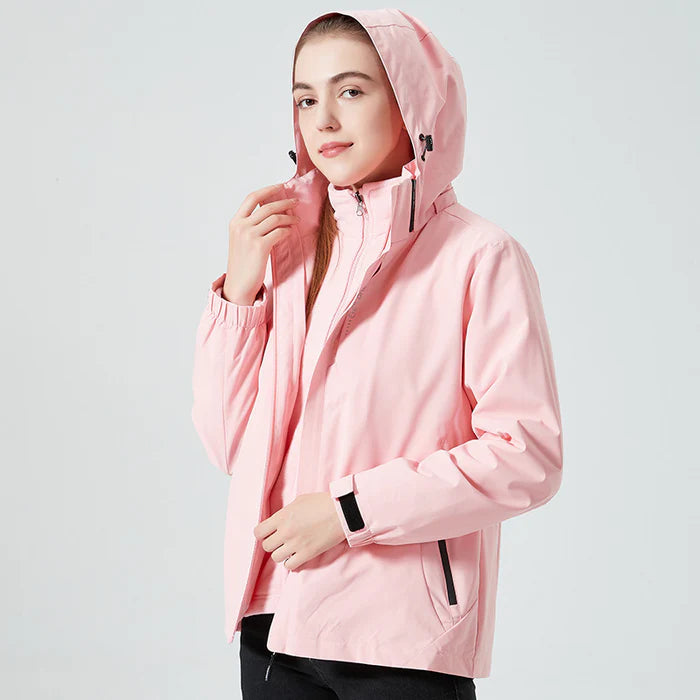 Hettie - unisex afneembaar winddicht jack